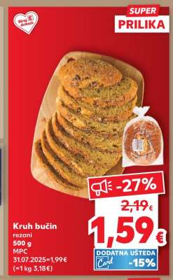 Kruh bučin