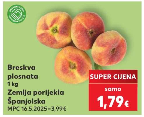 Breskva plosnata 1 kg