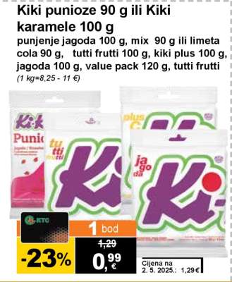 Kiki punioze 90 g ili Kiki karamele 100 g