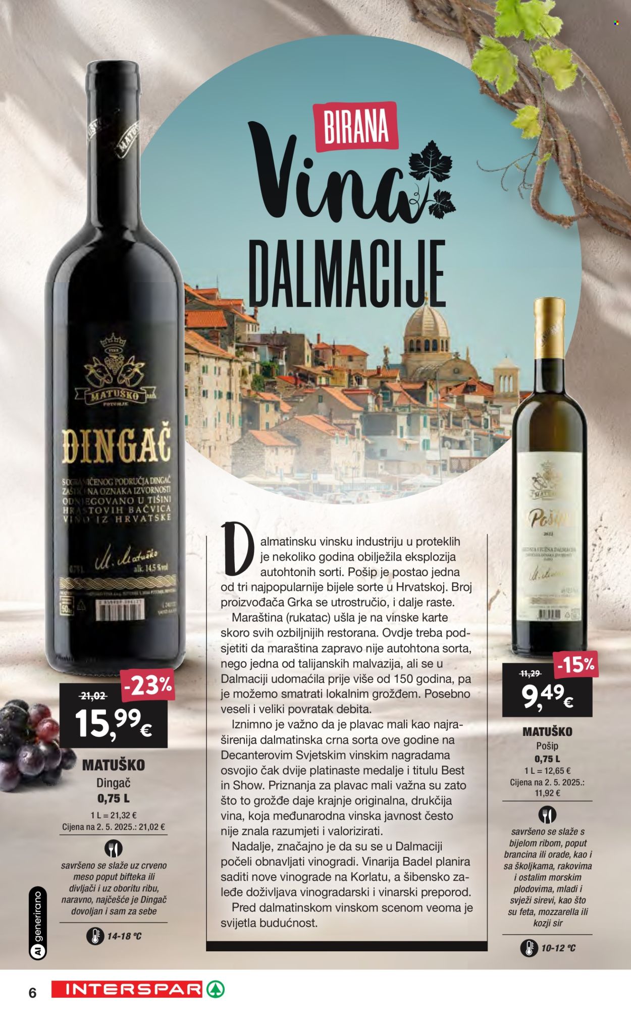 INTERSPAR katalog - 16.09.2026. - 06.10.2026. Stranica 6
