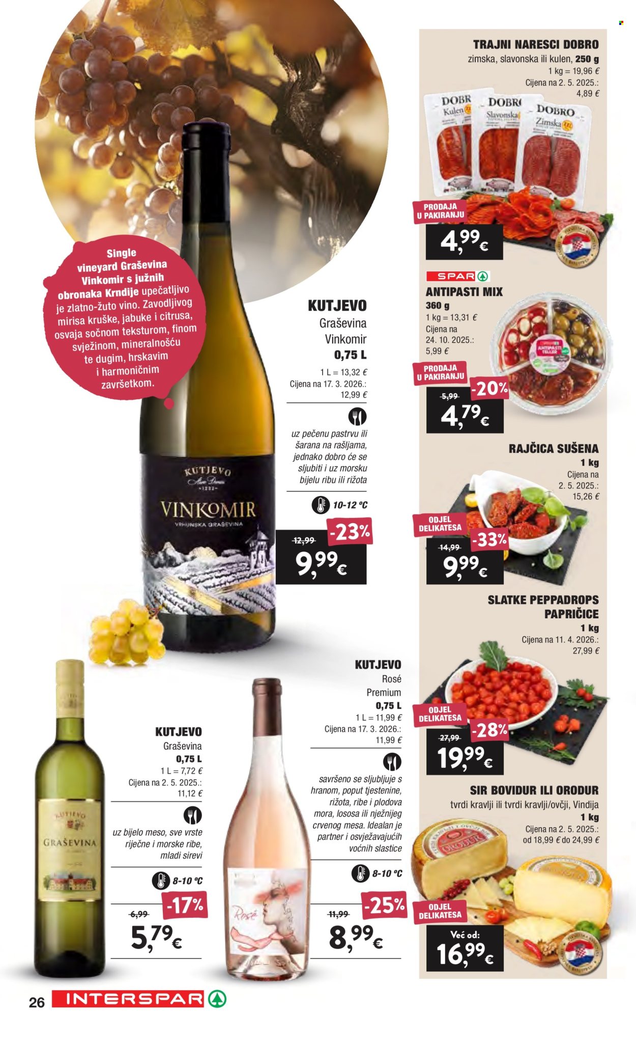 INTERSPAR katalog - 16.09.2026. - 06.10.2026. Stranica 26
