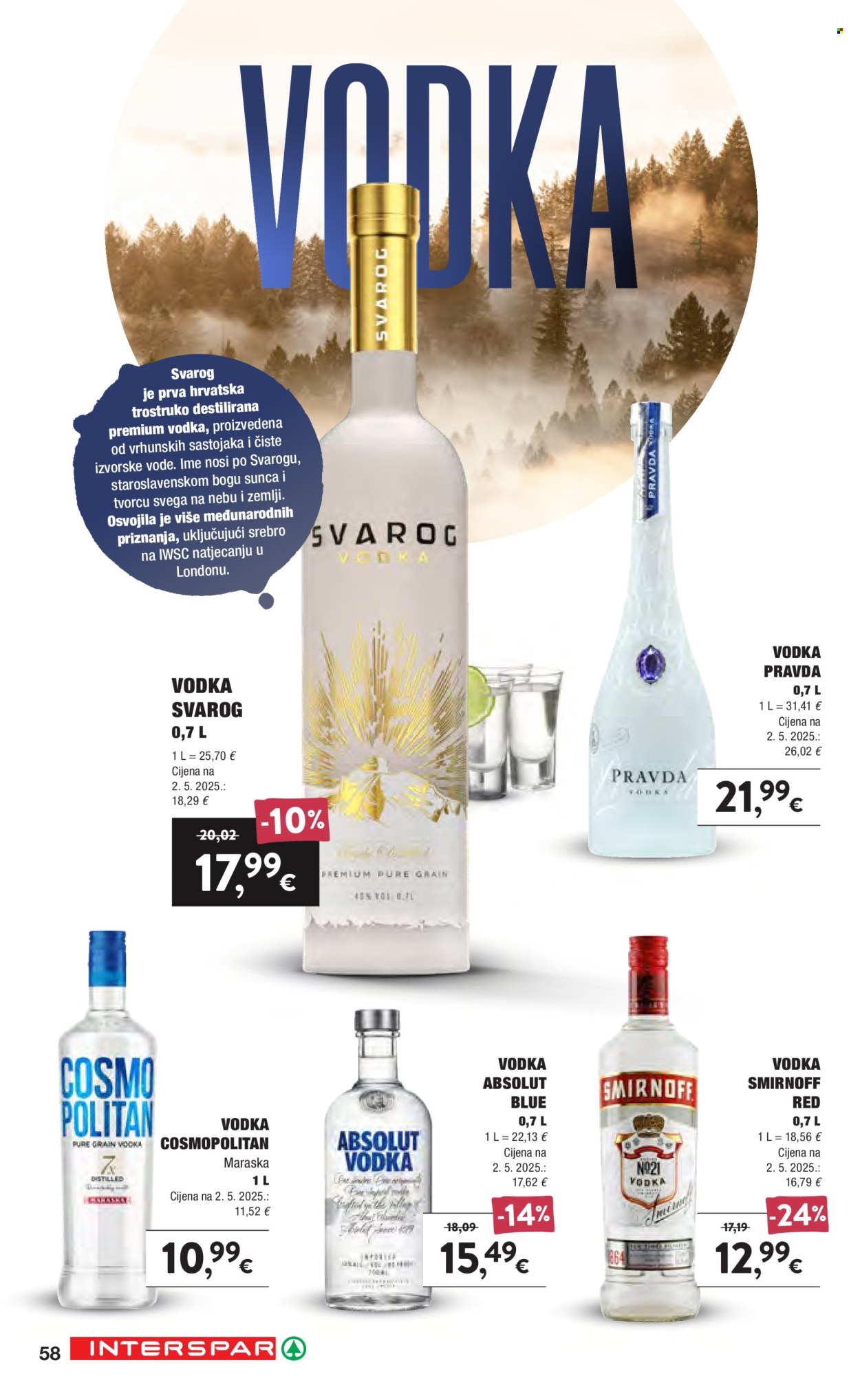 INTERSPAR katalog - 16.09.2026. - 06.10.2026. Stranica 58
