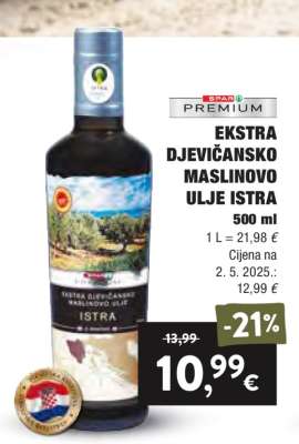 EKSTRA DJEVIČANSKO MASLINOVO ULJE ISTRA