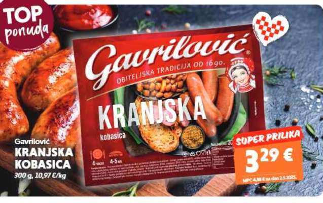GAVRILOVIĆ KRANJSKA KOBASICA