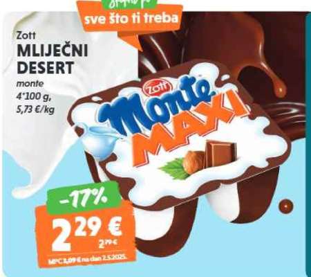 Zott MLIJEČNI DESERT