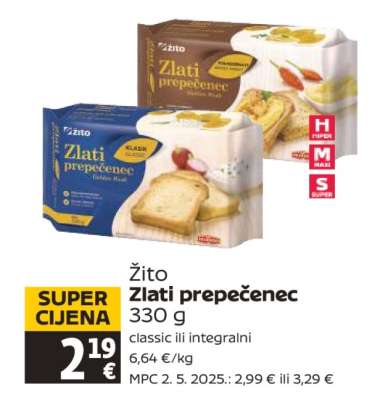 Žito Zlati prepečenec