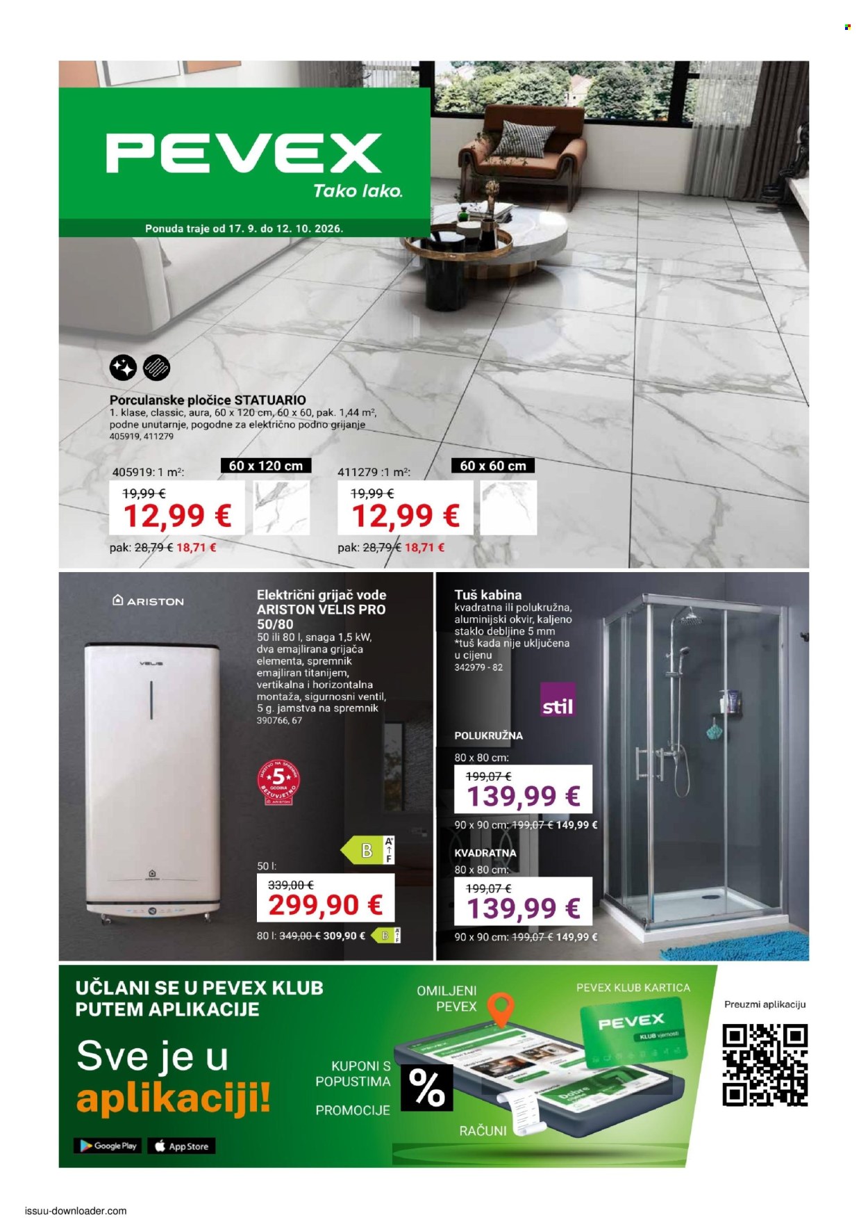 Pevex katalog - 17.09.2026. - 12.10.2026. Stranica 1