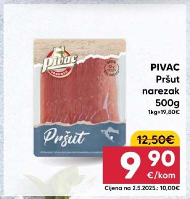 PIVAC Pršut narezak 500g