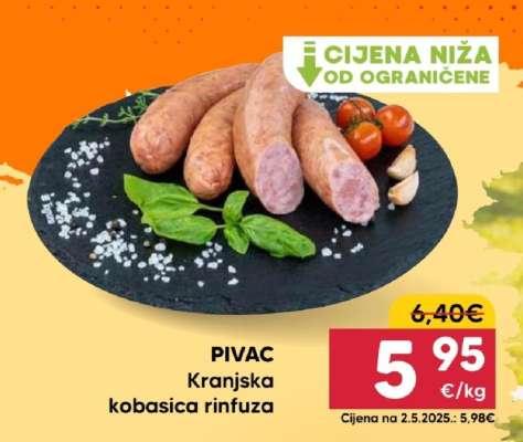 PIVAC Kranjska kobasica rinfuza