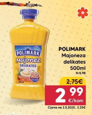 POLIMARK Majoneza delikates 500ml