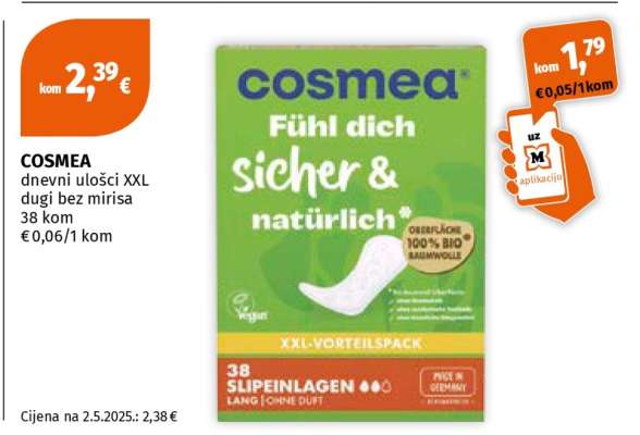 COSMEA dnevni ulošci XXL