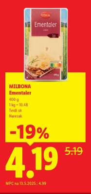 Milbona Ementaler