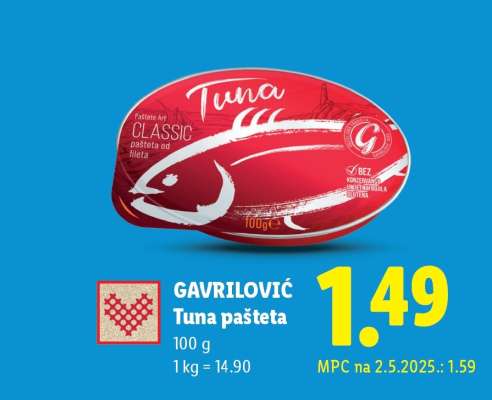 Gavrilović Tuna pašteta
