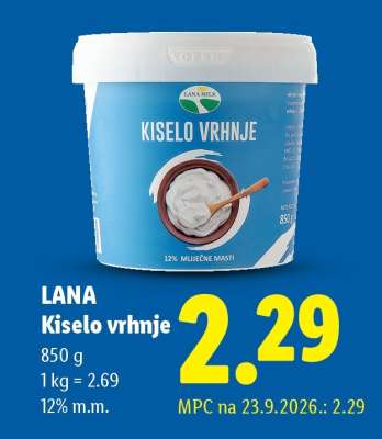 LANA Kiselo vrhnje