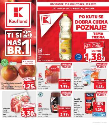 Kaufland katalog - 23.09.2026. - 29.09.2026.