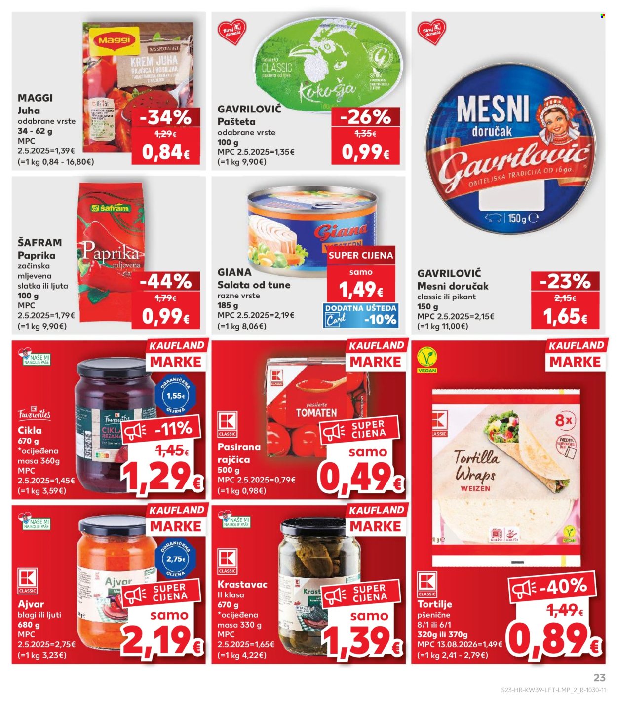 Kaufland katalog - 23.09.2026. - 29.09.2026. Stranica 23