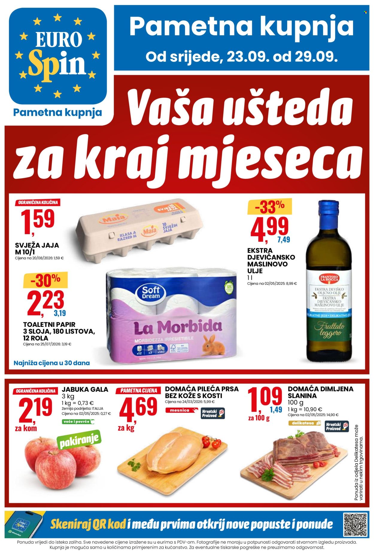 Eurospin katalog - 23.09.2026. - 29.09.2026. Stranica 1