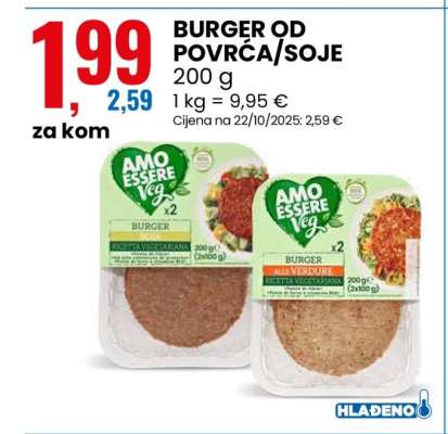 BURGER OD POVRĆA/SOJE