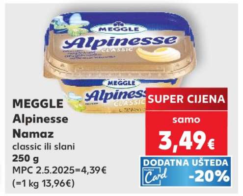 MEGGLE Alpinasse namaz