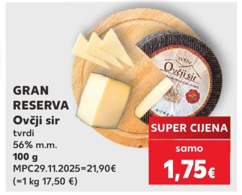 GRAN RESERVA Ovčji sir