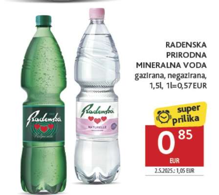 RADENSKA prirodna mineralna voda