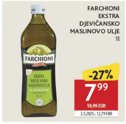 FARCHIONI EKSTRA DJEVIČANSKO MASLINOVO ULJE, 1l