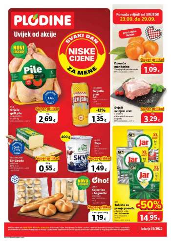 Plodine katalog - 23.09.2026. - 29.09.2026.