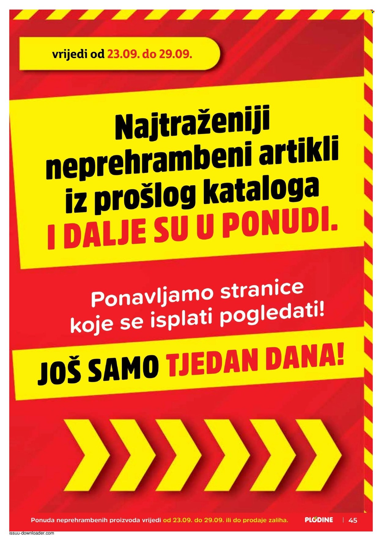 Plodine katalog - 23.09.2026. - 29.09.2026. Stranica 45