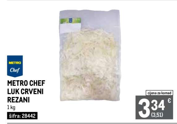 METRO CHEF LUK CRVENI REZANI