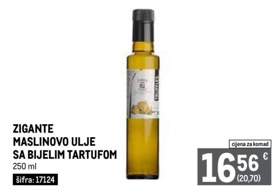 ZIGANTE MASLINOVO ULJE SA BIJELIM TARTUFOM