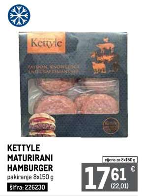 KETTYLE MATURIRANI HAMBURGER
