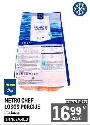 METRO Chef LOSOS PORCIJE