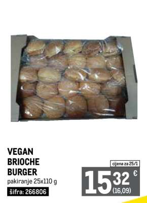 VEGAN BRIOCHE BURGER
