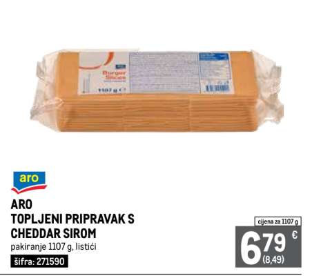 ARO TOPLJENI PRIPRAVAK S CHEDDAR SIROM