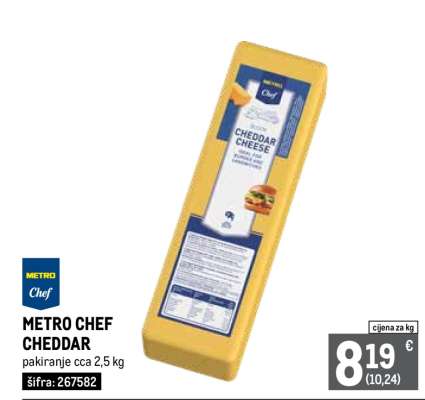 METRO CHEF CHEDDAR