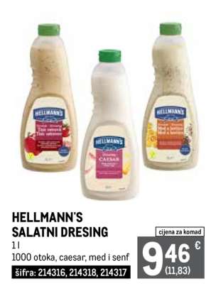 HELLMANN'S SALATNI DRESING