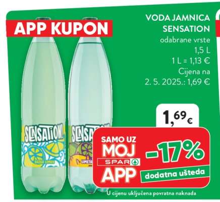 Voda Jamnica Sensation