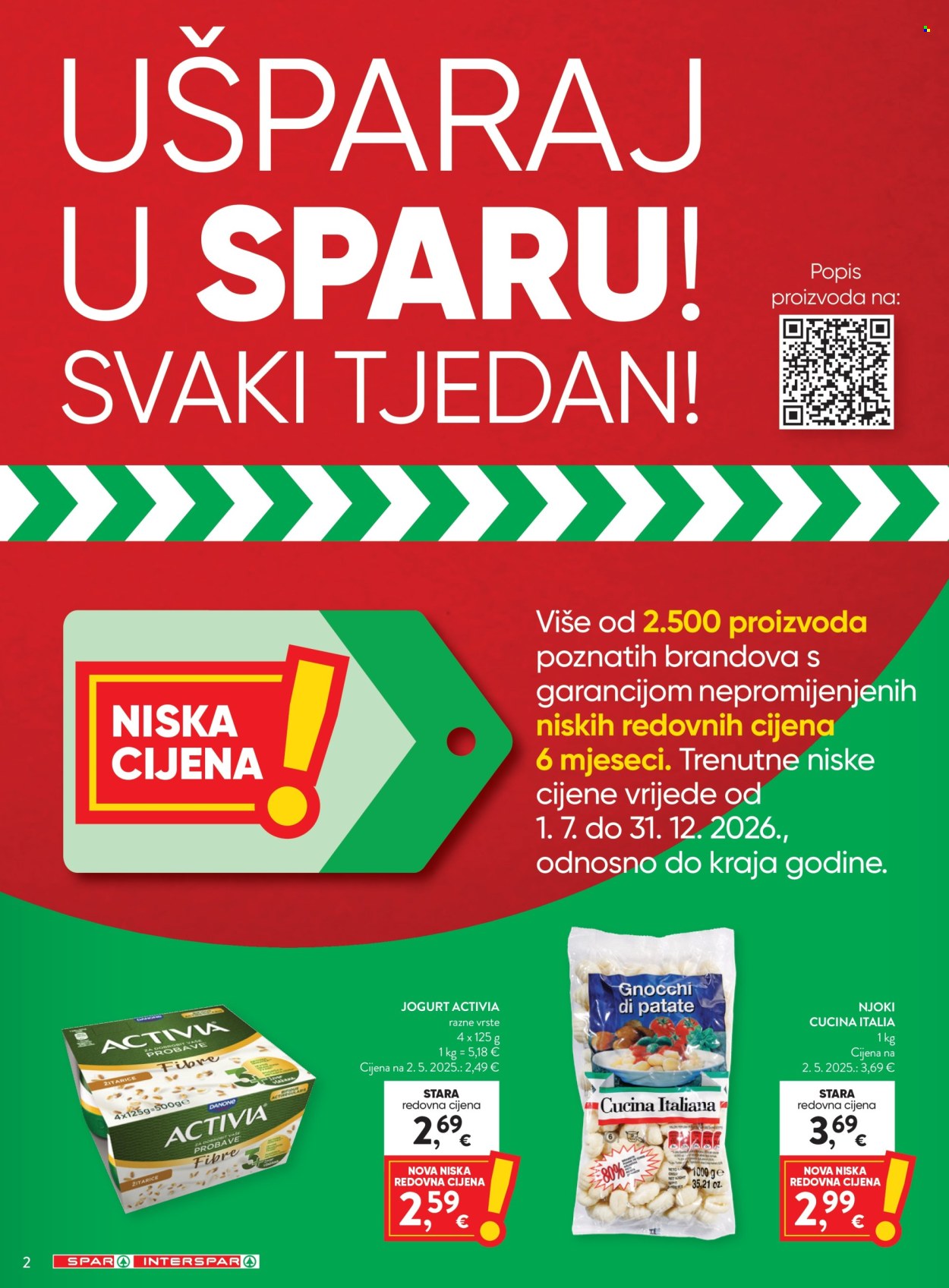 INTERSPAR katalog - 23.09.2026. - 29.09.2026. Stranica 2