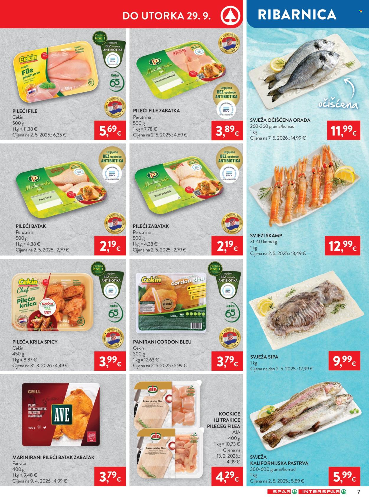 INTERSPAR katalog - 23.09.2026. - 29.09.2026. Stranica 7