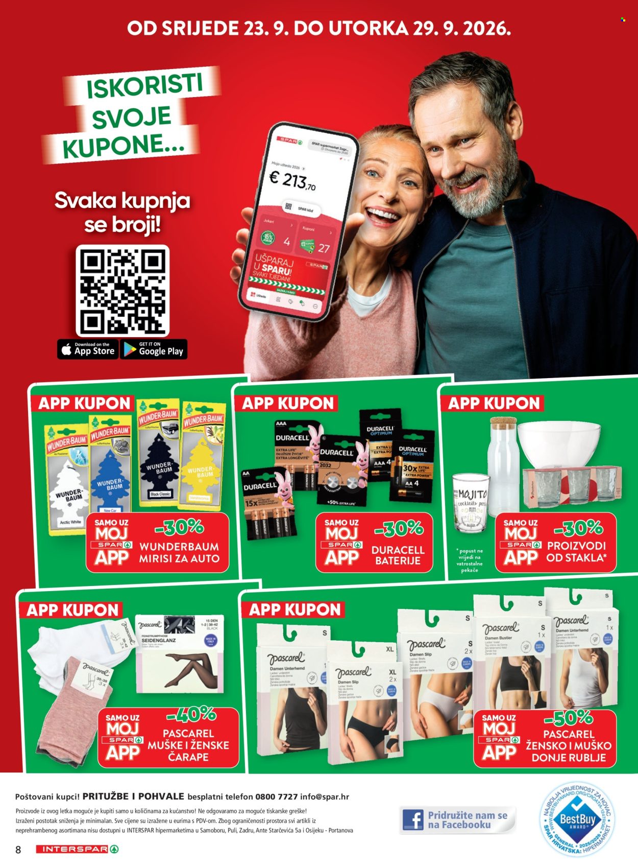 INTERSPAR katalog - 23.09.2026. - 06.10.2026. Stranica 8