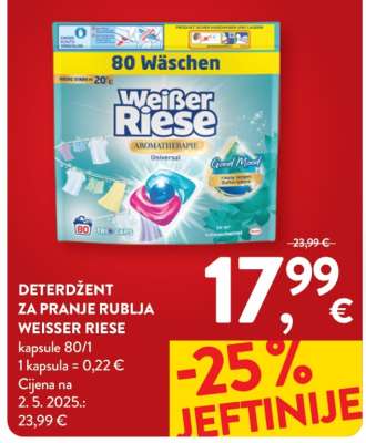 Deterdžent za pranje rublja Weißer Riese