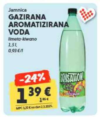 Jamnica Gazirana Aromatizirana Voda