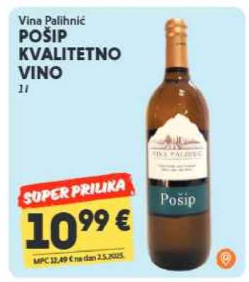 Vina Palićnić POŠIP KVALITETNO VINO