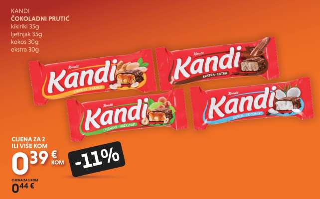 Kandi Čokoladni Prutić