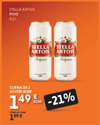 STELLA ARTOIS Pivo