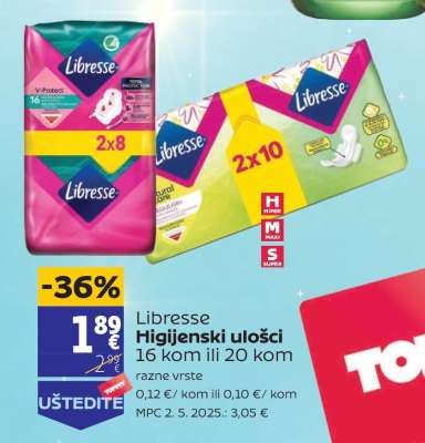 LIBRESSE HIGIJENSKI ULOŠCI