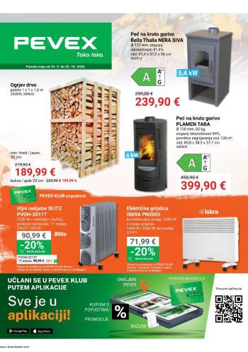 Pevex katalog - 24.09.2026. - 20.10.2026.