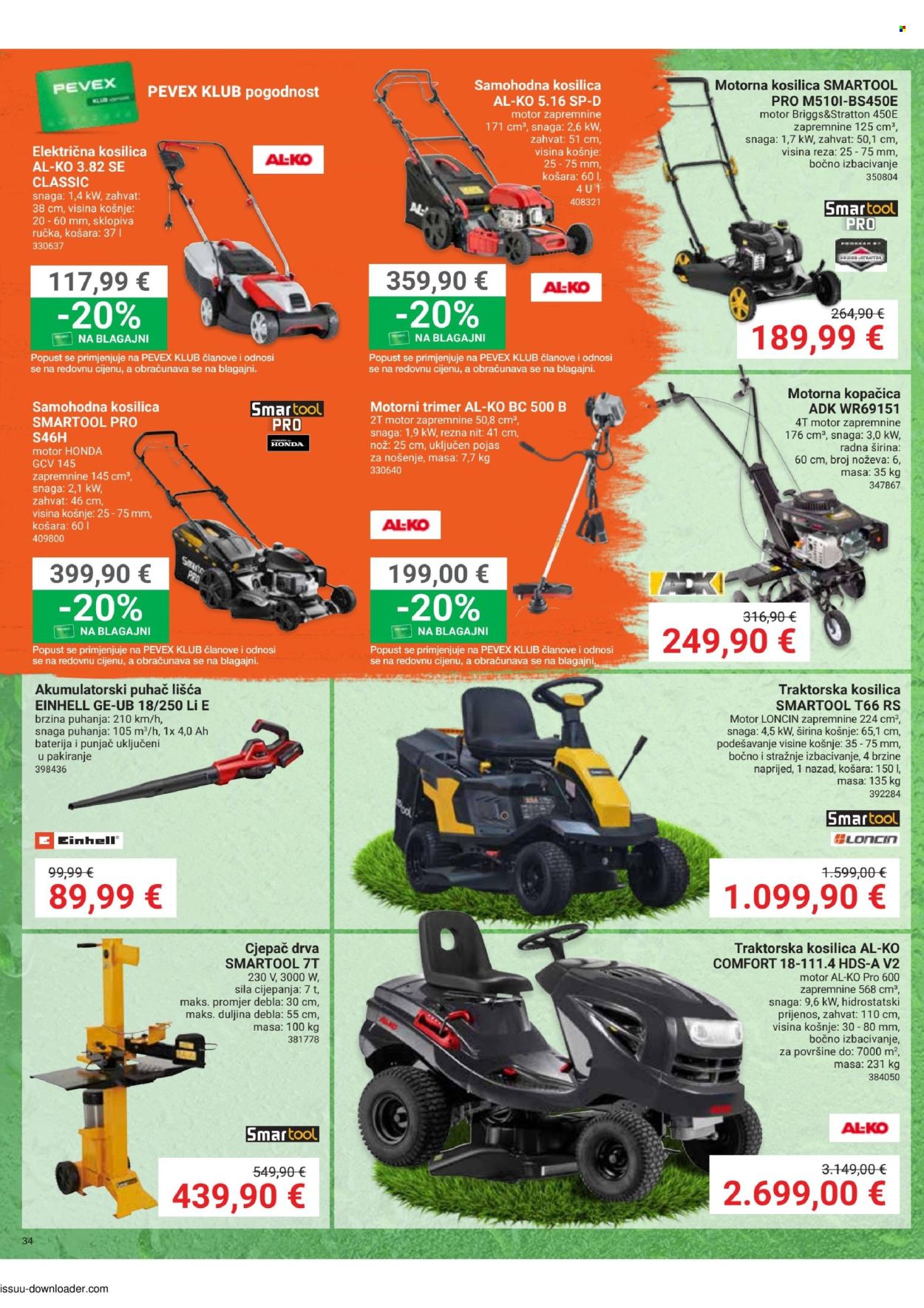 Pevex katalog - 24.09.2026. - 20.10.2026. Stranica 34