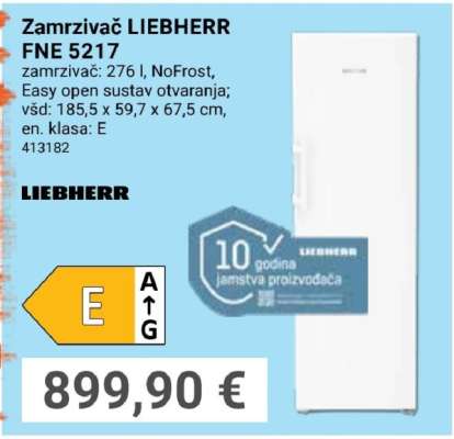 Zamrzivač LIEBHERR FNE 5217
