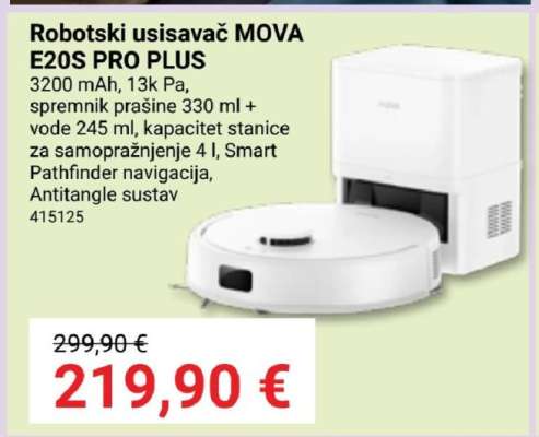 Robotski usisavač MOVA E20S PRO PLUS